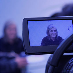 A camera filming Amy Goodman. Links to Gifts of Appreciated Securities A camera filming Amy Goodman. Links to Gifts of Appreciated Securities
